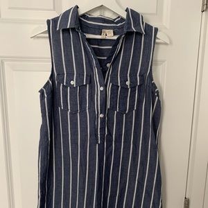 Chambray Stripe Dress